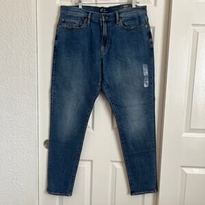 NWT Gap Slim Taper Flex Men's 38x32 Stretch Medium Wash Blue Jeans